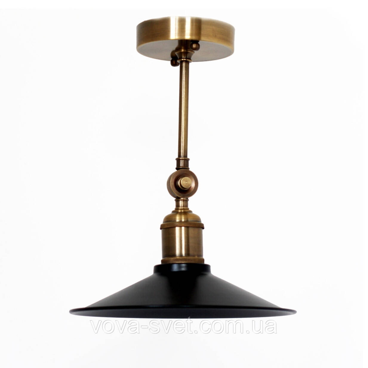 Настенно-потолочный светильник купол Loft Steampunk [ on Wall Ceiling Black ] - фото 1 - id-p321256551