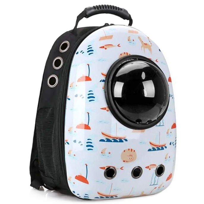 Рюкзак для перенесення котів та собак з ілюмінатором CosmoPet Кораблик, фото 1