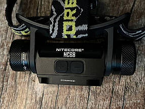Потужний налобний ліхтар Nitecore HC68 з електронним фокусуванням, фото 6