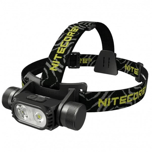 Потужний налобний ліхтар Nitecore HC68 з електронним фокусуванням