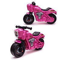 Скутер-толокар мотоцикл для катания 504 цвет - розовый ORION