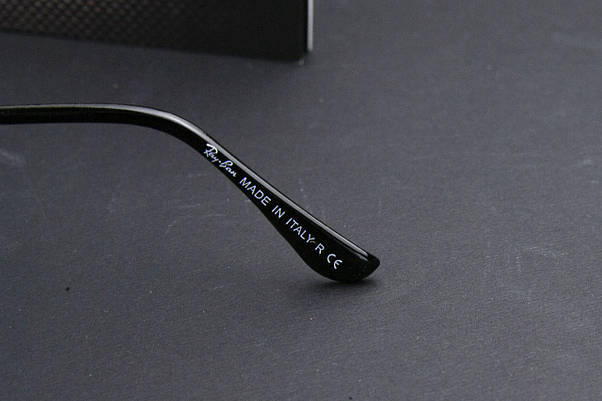 Сонцезахисні окуляри RAY BAN (арт. RB1972) чорні/срібна оправа/градієнт, фото 5