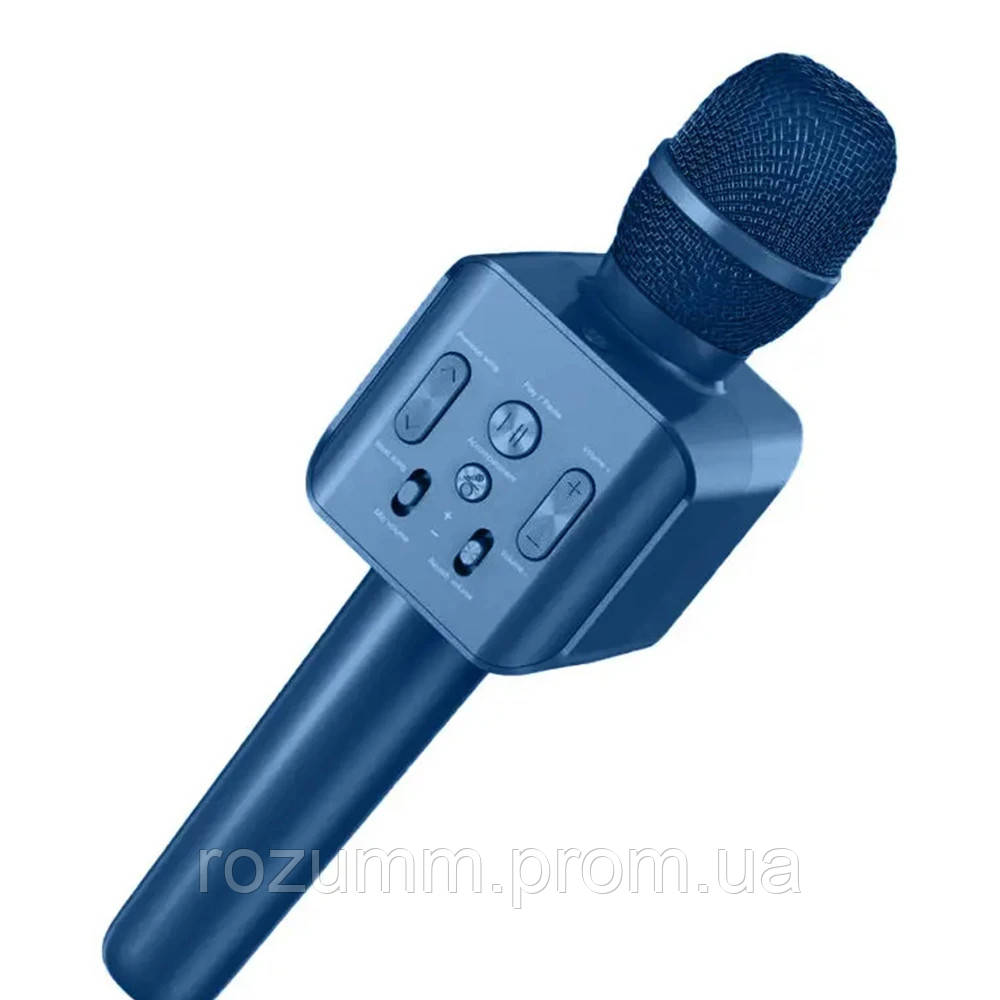 Микрофон колонка для караоке XO BE30 беспроводной розовый, синий - фото 6 - id-p1869796072