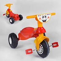 Детский велосипед красно-желтый с клаксоном Pilsan My Pet 07-132