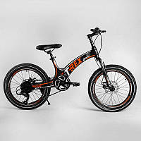 Детский спортивный велосипед 20 CORSO «T-REX» магниевая рама оборудование MicroShift 7 скоростей собран на 75%