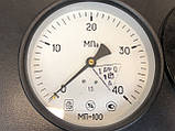 МТП-100, МП3-У, Манометр загальнотехнічний 400 кгс/см2 (40МПа,40000кПа) Ф100 мм М20*1,5 радіальний (ссор-НОВНІ!), фото 6