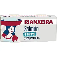 Лосось натуральный слабосоленый Rianxeira Salmon al natural (2х80г) 160г Испания