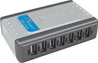 USB Hub; количество портов: 7; блок питания: опция (DC 5В, 2А)