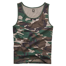 Оригінальна футболка без рукавів Brandit Tank Top- Woodland (4210-10)