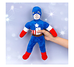 М'яка іграшка Капітан Америка  40 см