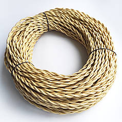 Провід для зовнішньої електропроводки темно-бежевий 1,5 2-х жильний ER-1174