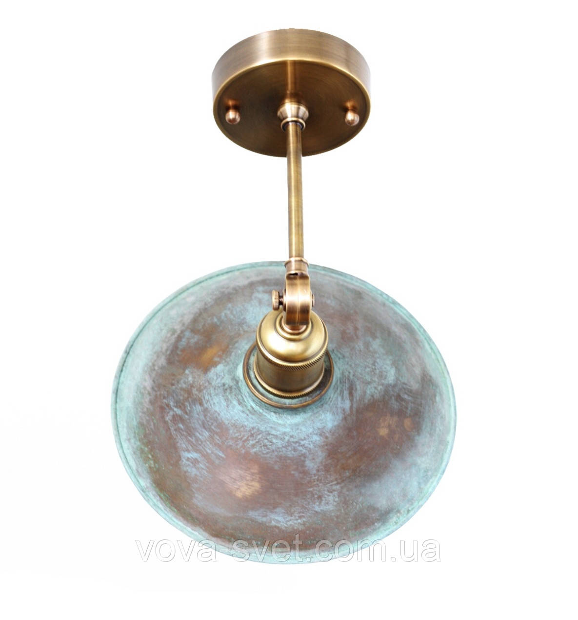 Настенно-потолочный светильник купол Loft Steampunk [ on Wall Ceiling Green Patina ] - фото 2 - id-p321317650