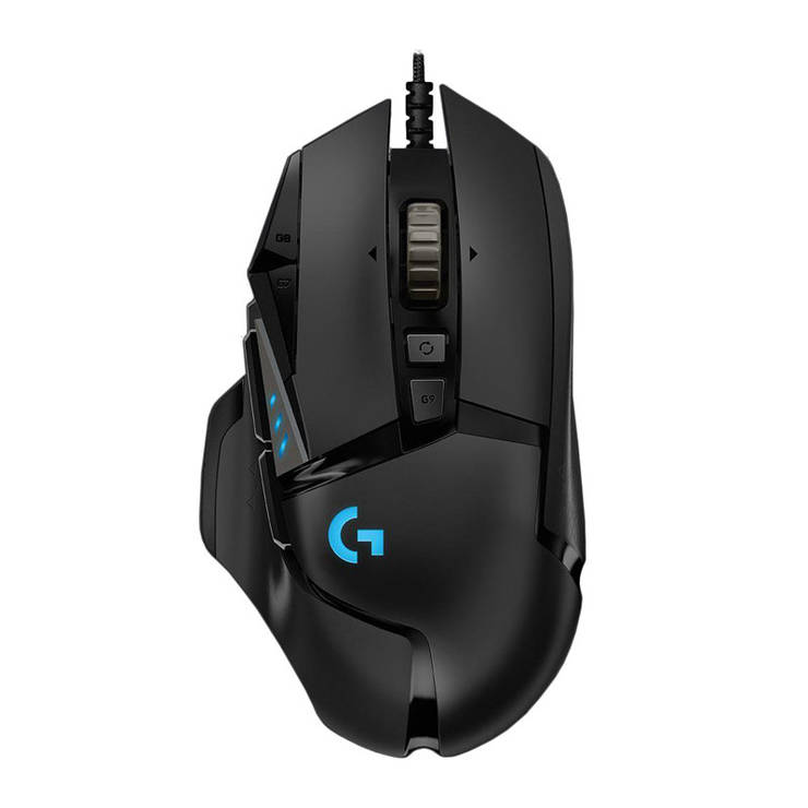 Комп'ютерна ігрова провідна мишка LOGITECH G502 HERO (чорна), фото 2