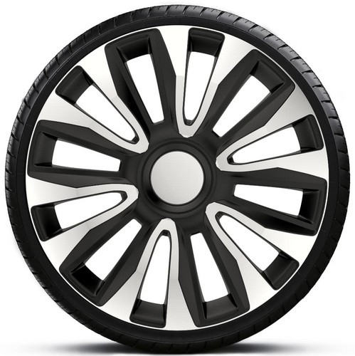 Колпаки на колеса R13 AVALON CARBON SILVER&BLACK - фото 3 - id-p1869859421