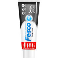 Зубная паста Fesco Charcoal Деликатное отбеливание 250 мл (4823098414056)