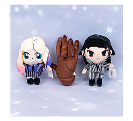 М'які іграшки з серіалу Уенздей / Уенсдей Аддамс 23 см