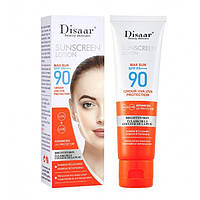 Солнцезащитный крем Disaar Sunscreen Lotion SPF PA+++ 90, отбеливающий, с защитой от УФ-лучей, 50 мл