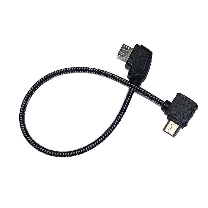 Kismaple Android Micro-USB кабель для DJI Mavic Pro / Mavic Air Remote Controller кабель нейлоновий плетений, підходить для мобіль, фото 1