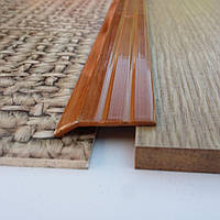 Поріжок перепад до 5 мм різнорівневий АП 007 "під дерево" Вільха (фарбований), 2.7 м