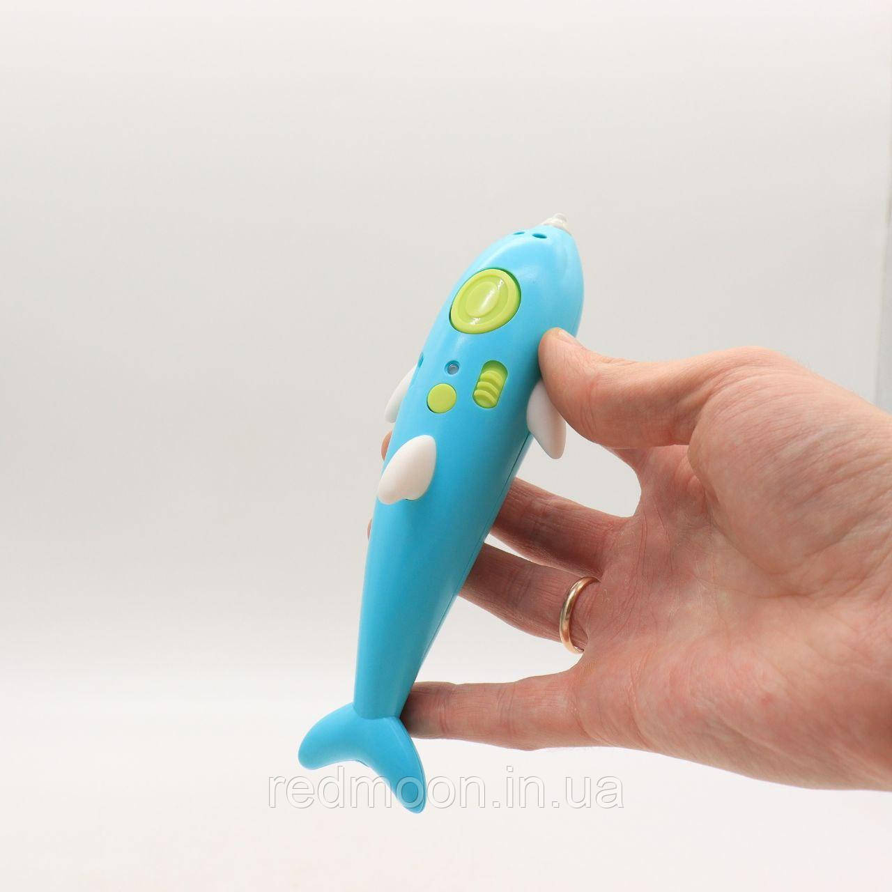 3D ручка аккумуляторная WM-9902, Синяя / Беспроводная 3Д ручка для детей с USB / 3D для детского творчества - фото 2 - id-p1869872720