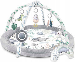 Розвиваючий інтерактивний килимок 110 х 100 см Nukido Dino