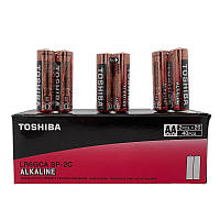 Алкалінова пальчикова батарейка Toshiba LR6 GCA SP-2C Economy Alkaline