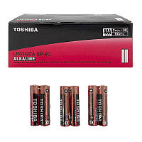 Алкалиновая пальчиковая батарейка Toshiba LR03 GCA SP-2C Economy Alkaline