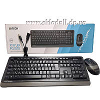 Беспроводная клавиатура A4Tech FG1010 black-grey,USB +мышка до 15м