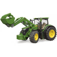 Спецтехника Bruder трактор John Deere 7R 350 с погрузчиком (03151)