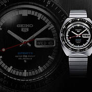 Чоловічий годинник Seiko 5 Sports SRPK17K1 SRPK17J1 SRPK17 55th Anniversary Limited Edition [15,555 шт], фото 7