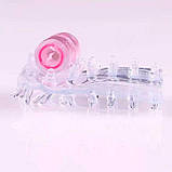 Еластична рельєфна вібро-насадка на пеніс - Прозорий, фото 5