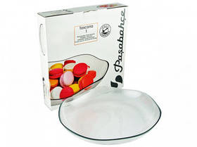 Скляне блюдо Pasabahce Тоскана з високими хвилястими бортиками 30 см (10596)