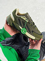 Мужские кроссовки Adidas Ozelia зеленого цвета