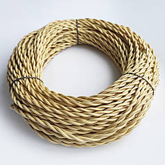 Провід для зовнішньої електропроводки бежевий 0,75 2-х жильний ER-1173