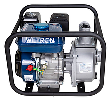 Мотопомпа для брудної води води бензинова (30куб/час)  WETRON Hmax 28м Qmax Медапаратура