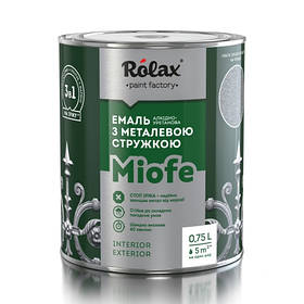 Емаль з металевою стружкою Міофе БЛАКИТНИЙ 0,75кг Ролакс