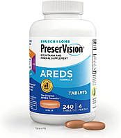 Bausch+Lomb PreserVision AREDS Eye Vitamin & Mineral 240 таблеток (4384304731)