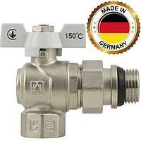 Кран кульовий 1/2" ПОСИЛЕНИЙ з накидною гайкою (кран-американка) RAFTEC (Німеччина)