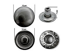 Кнопка альфа 15мм (т.нікель). STRONG.
Турція -720шт/уп.