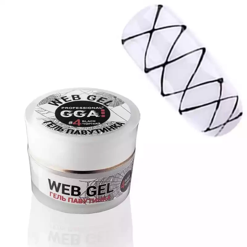 Гель-павутинка GGA Professional 4, чорний