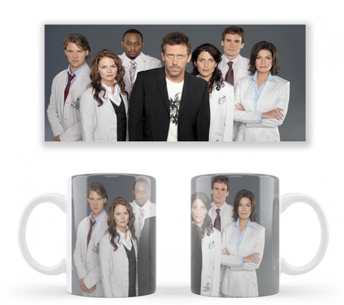 Чашка біла керамічна House, MD. Доктор Хаус ABC, фото 1