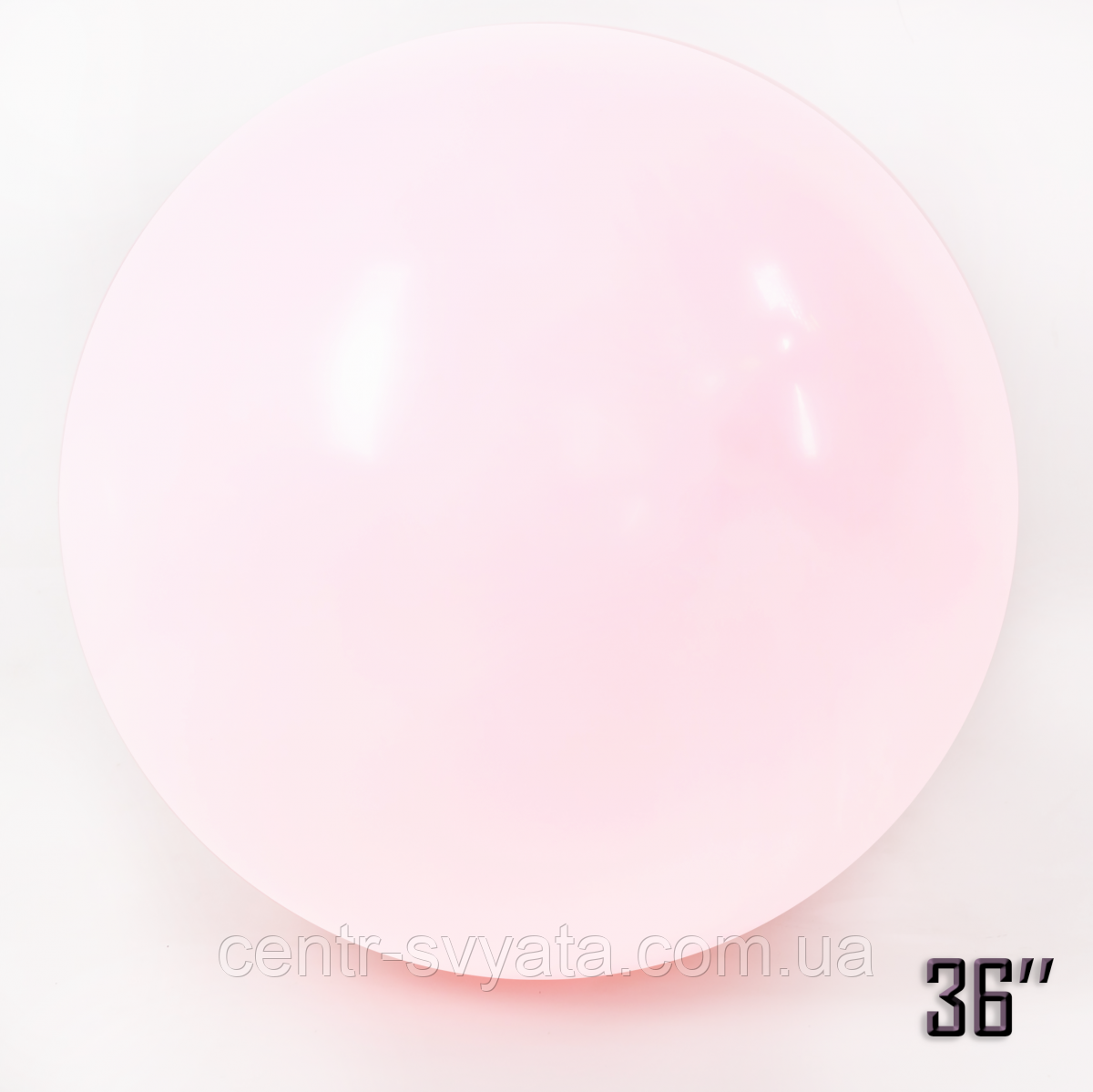 Латексна кулька Show 36"(90 см) Baby Pink | Пастель дитячий рожевий