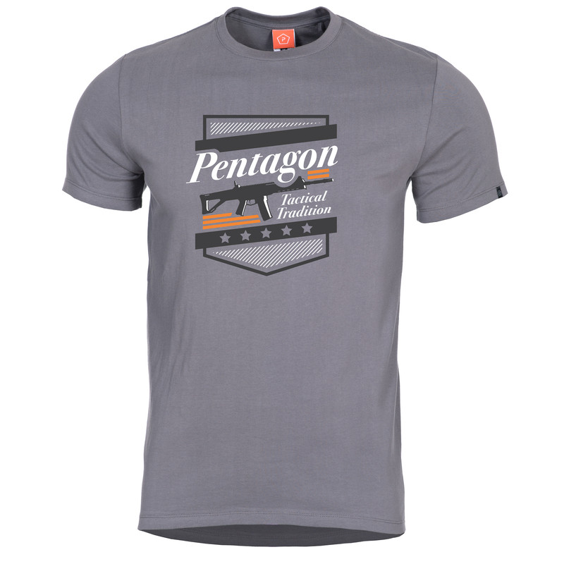 Футболка Pentagon AGERON A.C.R. K09012-ACR Medium, Wolf-Grey (Сірий)