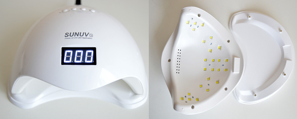 Лампа для маникюра SUN 5 - LED+UV 48W White для полимеризации. - фото 2 - id-p1869952314