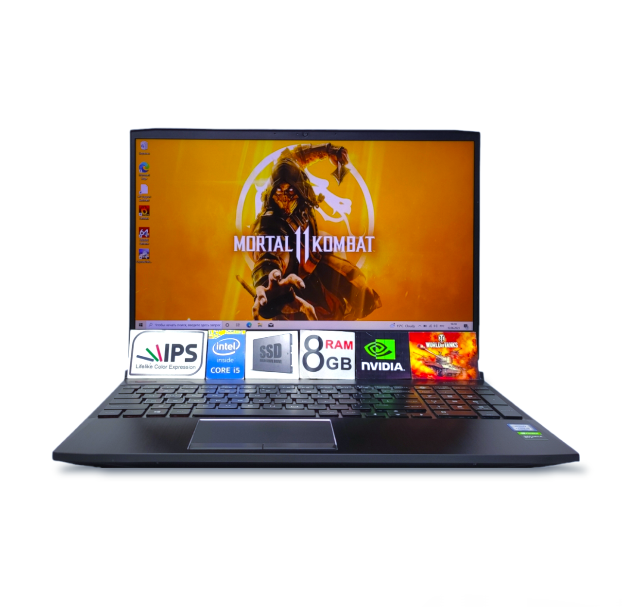 Ігровий ноутбук HP OMEN IPS FHD 15.6"  Core i5-9300H 4 ядра 8GB Ram DDR4 SSD256GB Nvidia GTX 1650 4GB