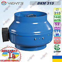 Промисловий відцентровий вентилятор ВЕНТС ВКМ 315 для круглих каналів (VENTS VKM 315)