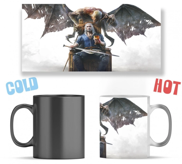 Чашка Хамелеон The Witcher 3: Wild Hunt (Відьмак 3: Дика полювання) ABC