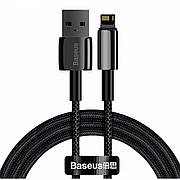 Кабель Baseus Tungsten Gold Fast Charging Lightning 2.4A (2m) black