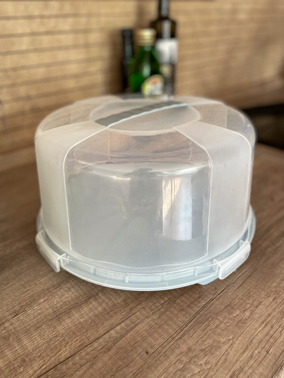 Пластиковий контейнер Helios для торта з кришкою 300х170 мм (94098), фото 1