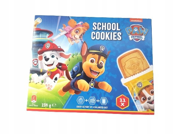 Печиво Paw Patrol School Cookies 11 шт 154 g, фото 1